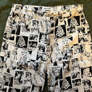 Reformation newsprint pant size 28 - only worn a few times